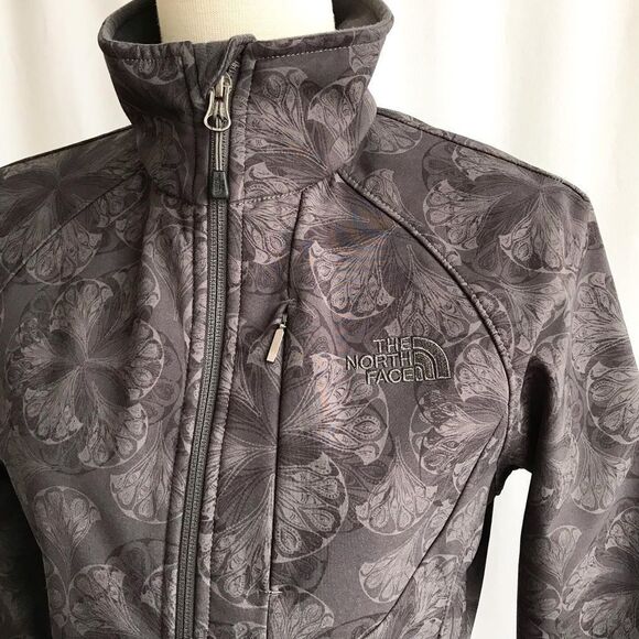 The North Face Apex gray print zip jacket size XS - Picture 3 of 9